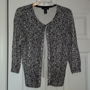 WHBM knit cardigan sweater size large EUC